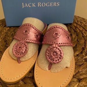Metallic Pink Jack Rogers
